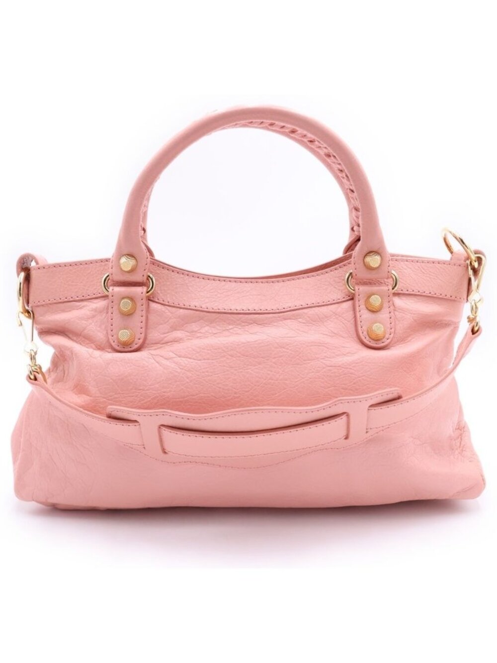 Balenciaga Giant Fast 2-Way Shoulder Bag Pink Leather Gold - Picture 2 of 7